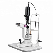 Oftalmologia médica usou microscópio de lâmpada de fenda com tonométer com 3 ampliação mlx12
